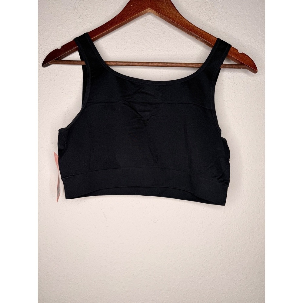 NWT Yummie Nylon Scoop Neck Seamless Bra Wire free Stretch Comfort Sz 1X/2X - Picture 4 of 7